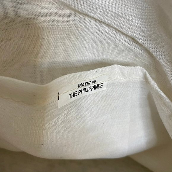 Handmade Y2K white macramé crochet bag purse with wooden beads woven cotton - Picture 12 of 12